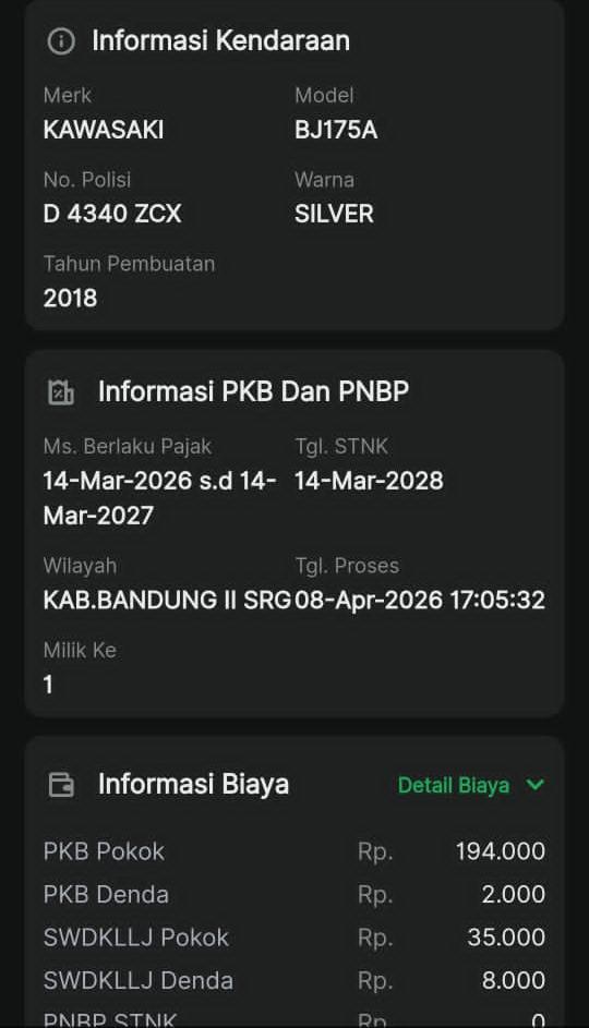 alesandrohendra's tweet photo. Forsale 
https://t.co/hRti7nMwUZ
#kawasaki #motorseken #bandung #motor #barangbekas https://t.co/bhAAk0MzY2