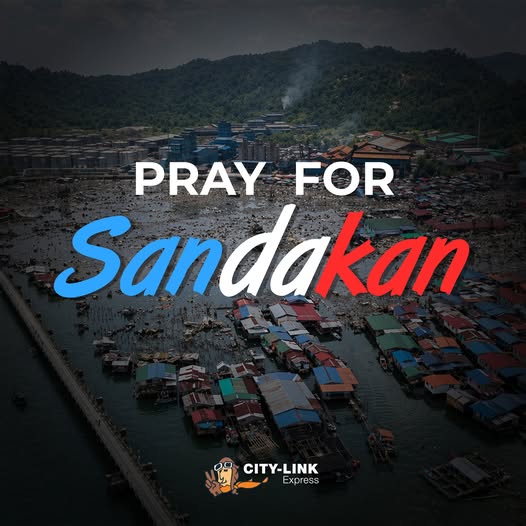 CityLinkMY's tweet photo. Ucapan takziah kepada seluruh penduduk Kampung Bahagia, Sandakan daripada City-Link Express. Semoga diberikan kekuatan dan ketabahan dalam menghadapi ujian ini.

Doa kami bersama anda semua. https://t.co/WgRCB3Z3ol