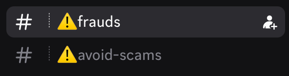 lualychee's tweet photo. ironically they made channels about scammers when their owner of the server is a scammer, funny, anyway pls boost og post https://t.co/4CRNgSobmt