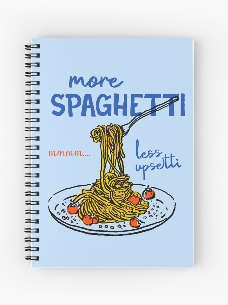 HurmerintaArt's tweet image. Get my art printed on awesome products. Fun retro style art about spaghetti. Don't get upset, eat more spaghetti. Humor art for fun wall art, bags, shirts, mouse pads, coasters, notebooks, aprons and mugs. 
#buyart #artistmade #giftideas 
redbubble.com/i/notebook/Mor…