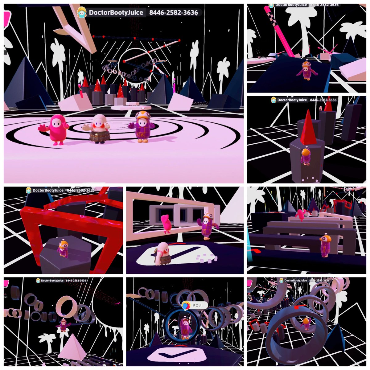 potetti1211's tweet image. ゼロさんとさつきさんと朝活むずむずツアー🔥2日目w
前日のB.O.Bシリーズ10と11は置いといて、ゼロさん希望で9へ💨
…クリアならず😂www
その後は気になってたコースへ💨
1つだけクリア出来た👍✨
そしてまた宿題が増えた🤣www
@08botTG @absolute_zero98 @Satsuki52268588 
#FallGuys #フォールガイズ