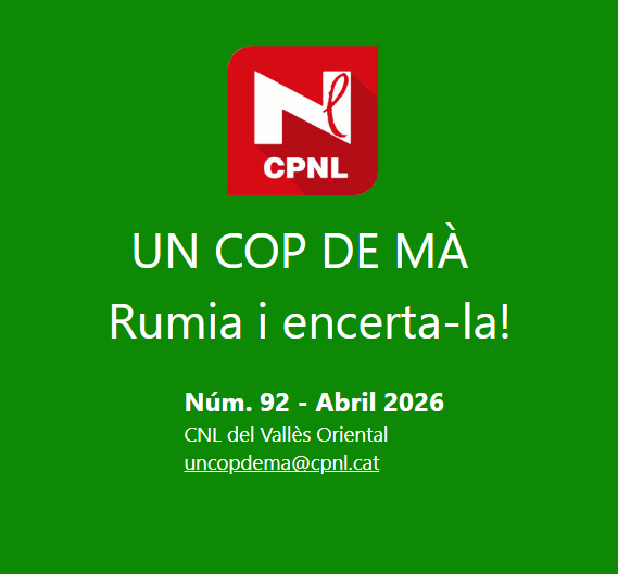 ocsantceloni's tweet photo. 🖐️ Un cop de mà. Rumia i encerta-la! 🤔✨
T’hi atreveixes? Et proposem un petit repte per posar en marxa les neurones: pensa, rumia i troba la resposta correcta.
És un joc ràpid, divertit i ideal per compartir una estona entretinguda. 
https://t.co/paDkaGFnW0
Rumia i encerta-la! https://t.co/jOMqNLcH1k