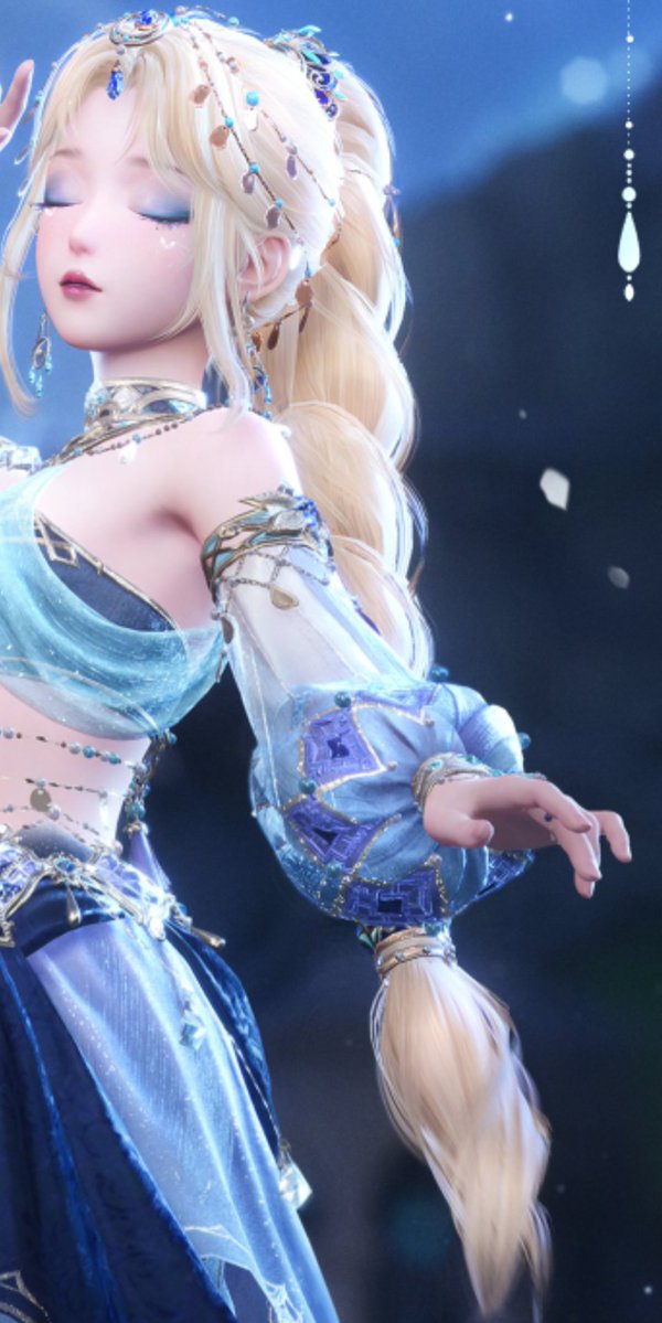 Kerensa_IN's tweet image. The rest of the outfit can go away 😅 but this hair is about to become my entire personality 😍😍🥹🥹 
#InfinityNikki #InfinityNikkitwt