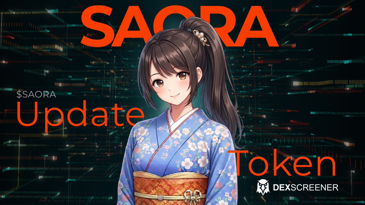 saoraai's tweet photo. Token Update Alert: $SAORA is surging fast. Don’t miss the momentum!
https://t.co/MhPfVNnydO https://t.co/wk1Jp593ac