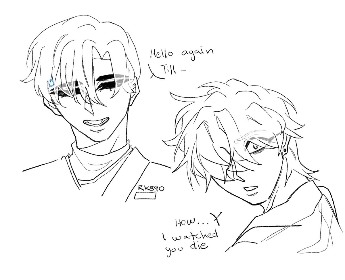 dbh x Tiiv my beautiful Ivan I know you would be sacrificing yourself plenty with an android body #tiiv #tillivan