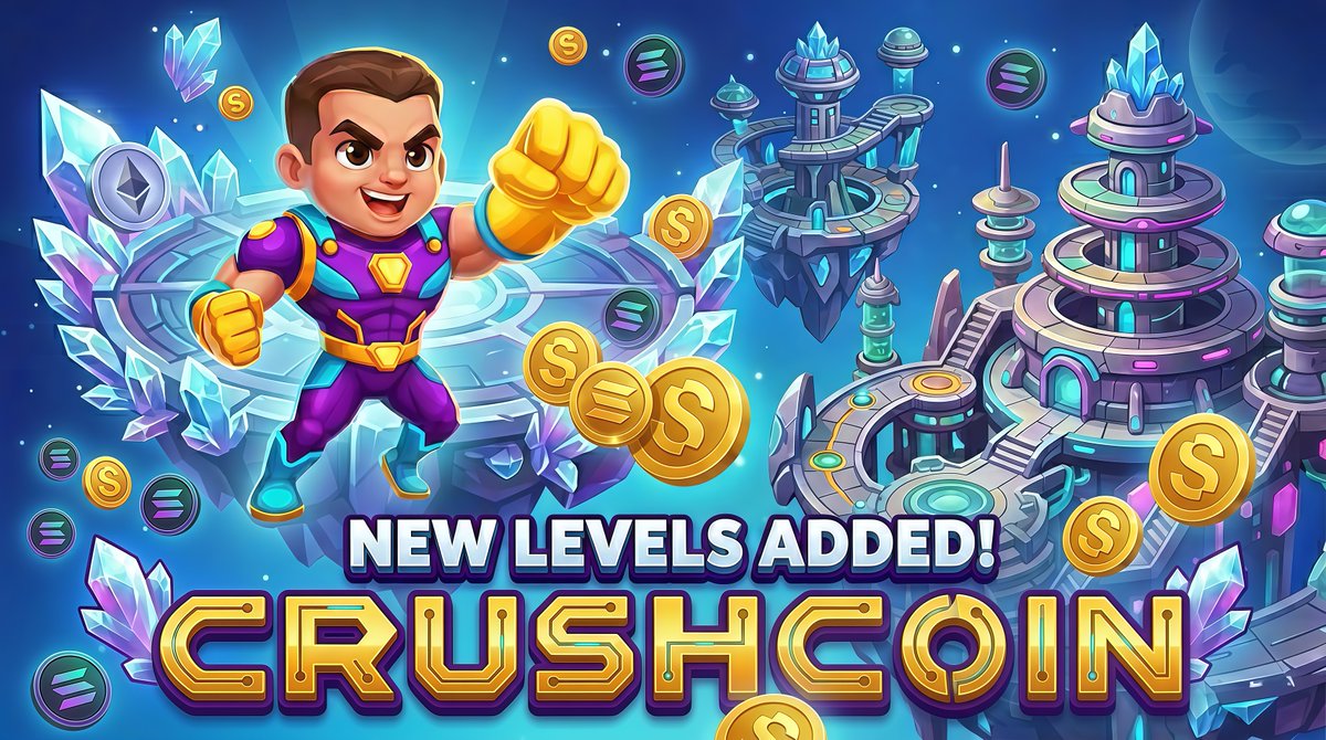 CrushCoin_game's tweet photo. CrushCoin: UPDATED! ✅
🎮 New levels added.
💰 Coins are waiting for their heroes.

🤑🤑🤑And now, thanks to our partner @seekergram you can earn XP for every level you complete. Exclusively for our most loyal players!

⚡️ The fastest gameplay on @solanamobile

Less talk — more action. Let’s grind! 👊💥

#Game #CrushCoin #SKR #CryptoGaming #NewLevels #seekergram