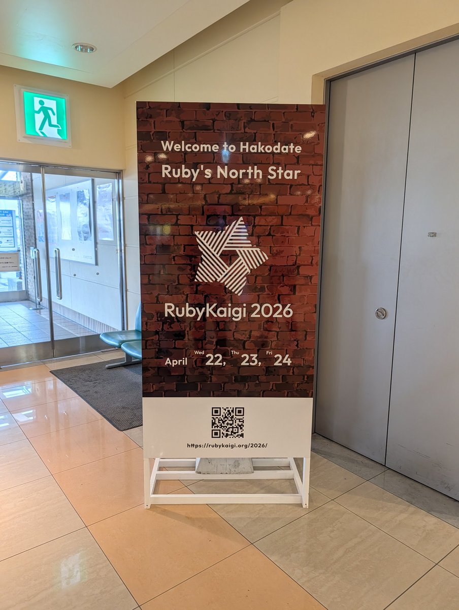 conceal_rs's tweet photo. 来ました #rubykaigi https://t.co/gVWajTQnNU