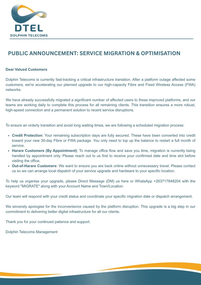 Dtel (Dolphin Telecoms) tweet media