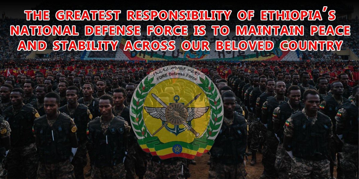 luckydok37's tweet image. The greatest responsibility of Ethiopia’s National Defence Force is to maintain peace and stability across our beloved country. Their dedication and sacrifice are vital for our nation’s unity and progress.
As citizens, we must stand united in support of our armed forces
#Peace