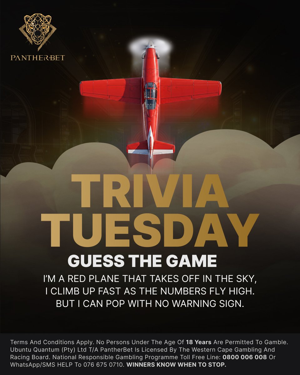 PantherBet_ZA's tweet image. It's Trivia Tuesday! 🔥

Think you know your PantherBet games?

Drop your answer with #PBxTrivia in the comments below. 👇

#PantherBet #trivia #games #iGaming #Gambling𝕏
