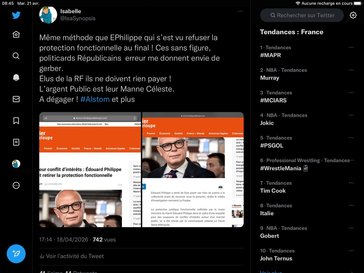 IsaSynopsis's tweet image. Devise d’1 élu Français LR ,Horizons,Macronie …se gaver d’ argent public et ne rien payer ,y compris sa défense lorsqu’on a magouillé intensivement.Ils sont à vomir,tout simplement. L’impudeur est une de leur caractéristique.
@vpecresse #Alstom et autres…