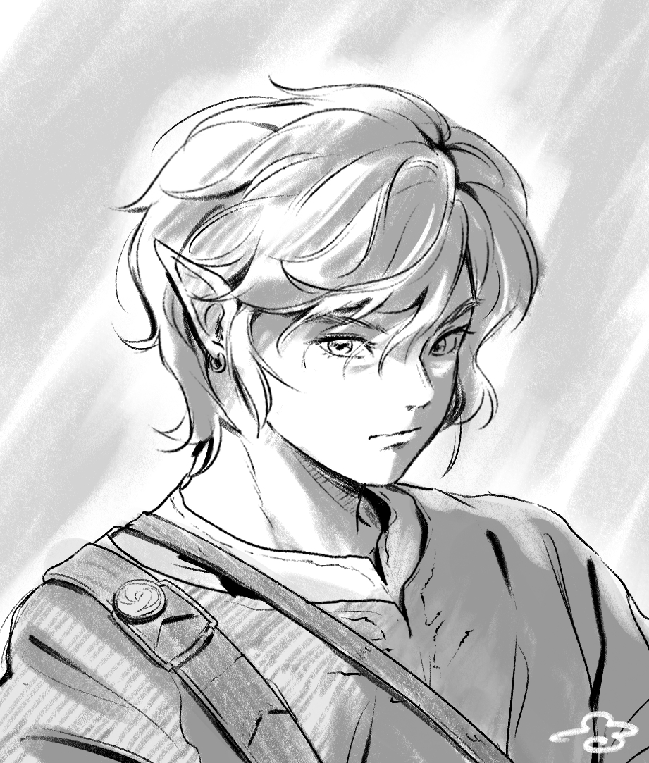 Yukina_Myu's tweet photo. sketch with new brushes https://t.co/lt81CJgjWy