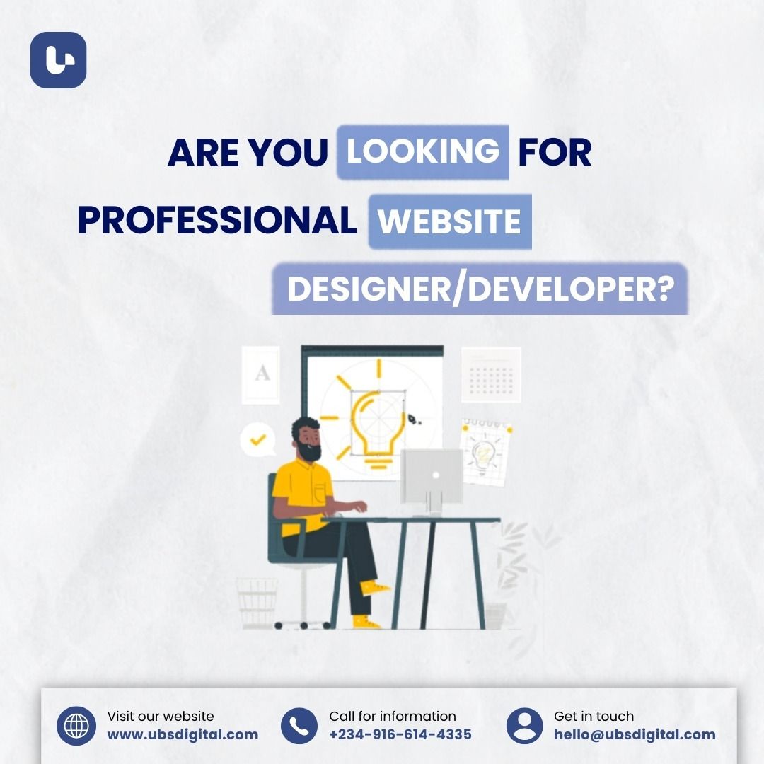 ubs_digital's tweet image. Your website is your digital storefront—make it impossible to ignore.
A professional design doesn’t just look good, it builds trust and drives results.

Ready to elevate your online presence? Send us a message today.

#WebDesign #Web #DigitalAgency #UBSDigital #NaijaBusiness