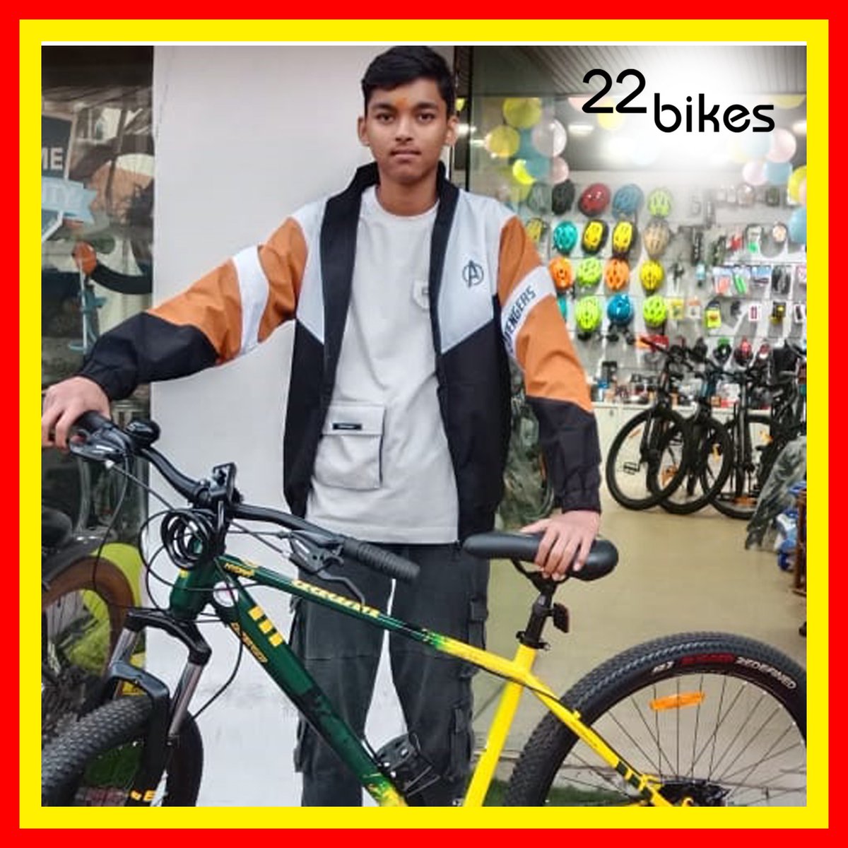 22_bikes's tweet image. 🚴‍♂️ New Sale Alert!

A brand new 91 Hydra 27.5 geared bicycle has found its rider! 🎉

Congratulations to our valued customer on this awesome upgrade—wishing you smooth rides and endless adventures ahead! 💥

#NewBikeDay #91Hydra #GearedBike #CyclingLife #RideMore #HappyCustomer