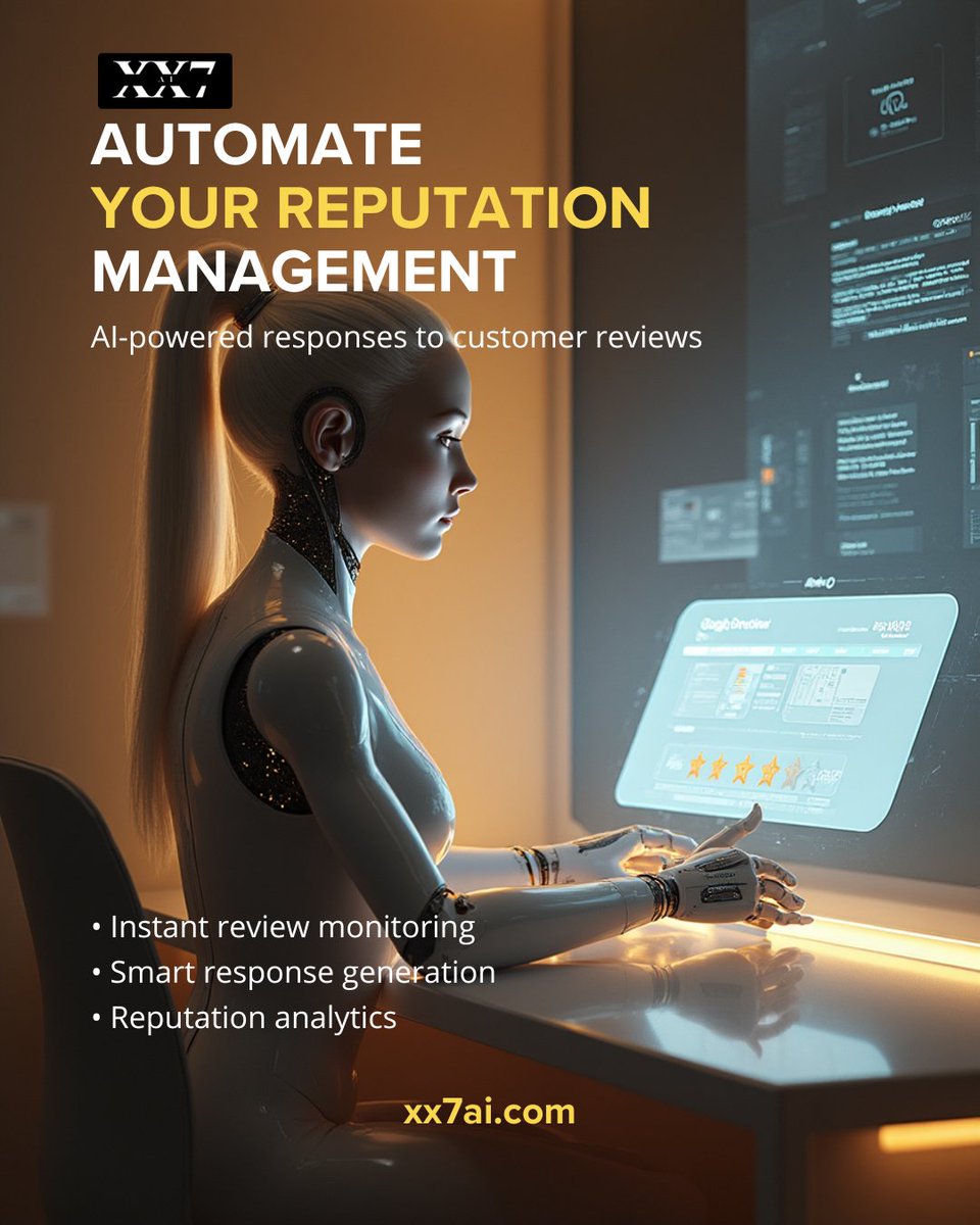 xx7aibiz's tweet image. Ever wish review collection and replies just handled themselves—without breaking the bank? Our AI tool does it in your voice, on autopilot.

Want to see the magic? Get started at XX7AI.com or call (313)-314-4089 for a free demo. #ReputationMatters