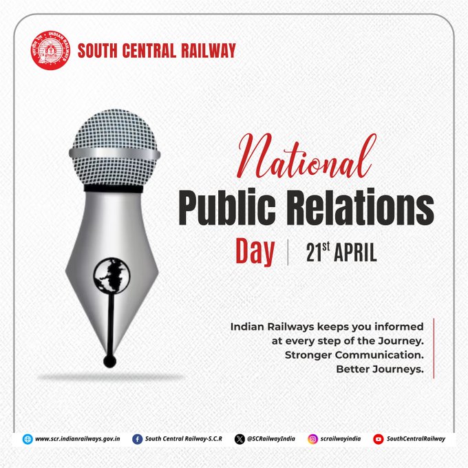 drmgnt's tweet image. On #NationalPublicRelationsDay, we celebrate the power of transparent communication in making every journey smoother and more informed. From real-time updates to passenger assistance, we are committed to building a stronger bond with you.
#SCR #Publicrelations #gunturdivision