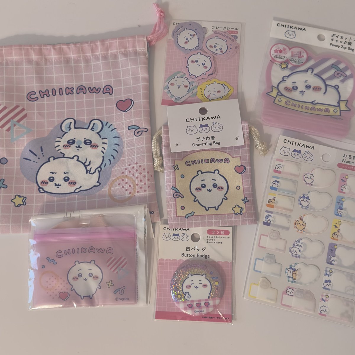 m__ho0's tweet photo. ちいかわダイソーコラボ🐻‍❄️🎀
全部入荷してた⸜❤︎⸝無事get✌️ https://t.co/a2cqAFb7bX