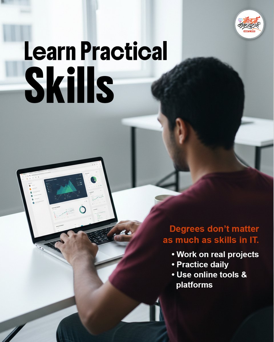 modernskills_'s tweet image. If you’re considering a shift into IT, focus on becoming job-ready, not just course-complete.

The opportunity is open to everyone willing to learn and adapt.

#careerdevelopment #itindustry #modernskills #professionalgrowth #upskilling #jobready