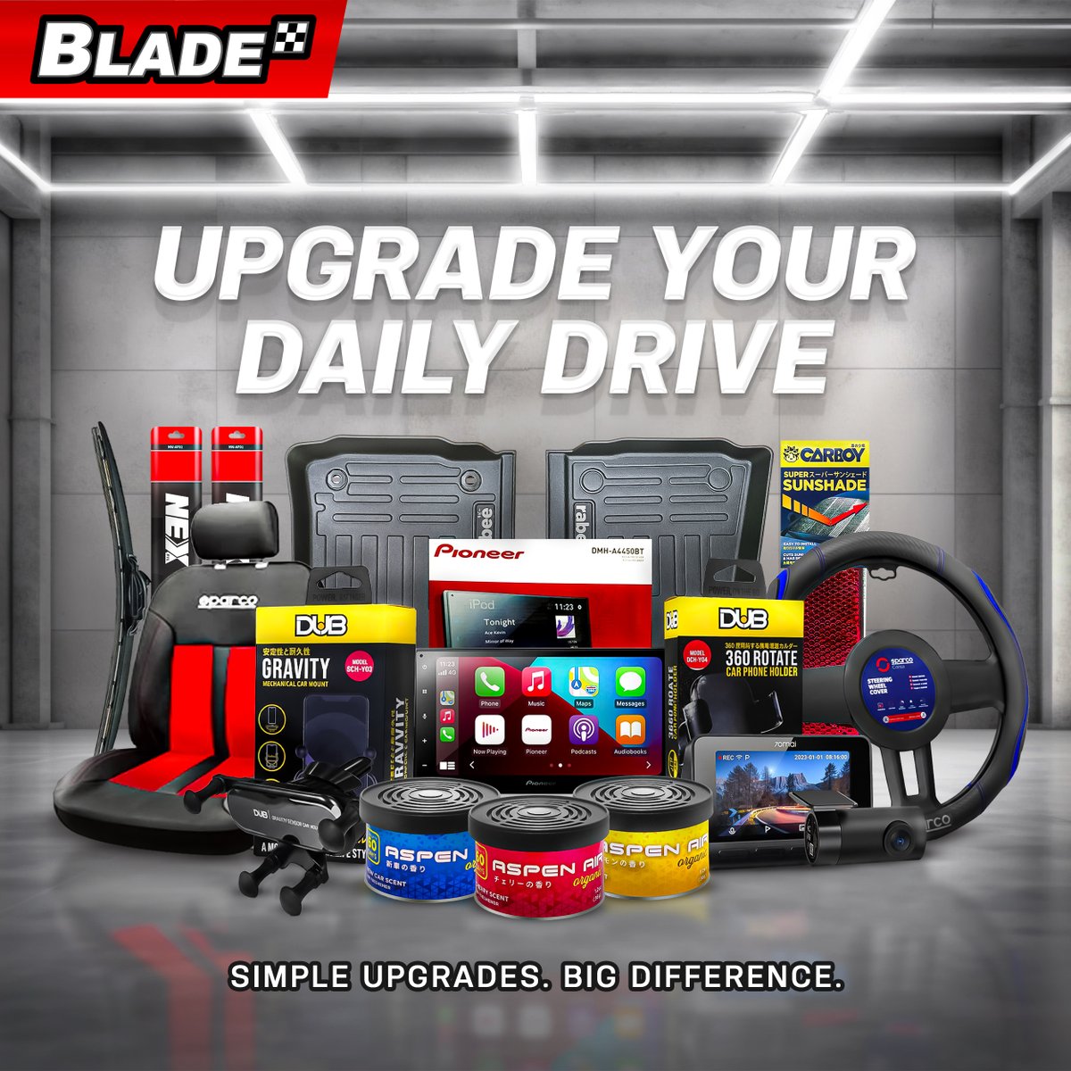 Upgrade your drive. Upgrade your vibe. 🚗✨
Gear up with essentials that make every trip better.

📍 Visit Blade Auto Center today

#BladeAutoCenter #BladePH #ItsBladeItsBetter #DriveBetter #CarEssentials
