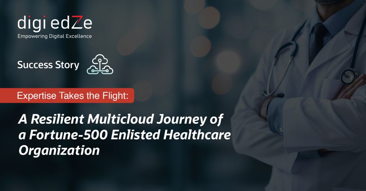digi_edZe's tweet image. When a healthcare enterprise needed the flexibility of multiple clouds without the complexity, we stepped in. Our #multicloud approach delivered unified data #governance, scalable compute instances, and a compliant, future-proof #infrastructure. 

Reach us at: info@digiedZe.com