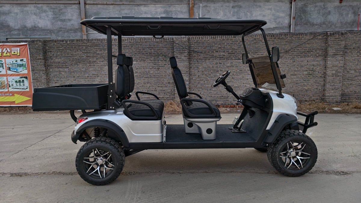 Jia1225102357's tweet image. 🚀 New Production Drop | The latest 4-seater + cargo bed model is ready! Powered by lithium batteries, this versatile unit handles both passenger transport and hauling with ease—built for real business efficiency. #FleetUpgrade #B2B