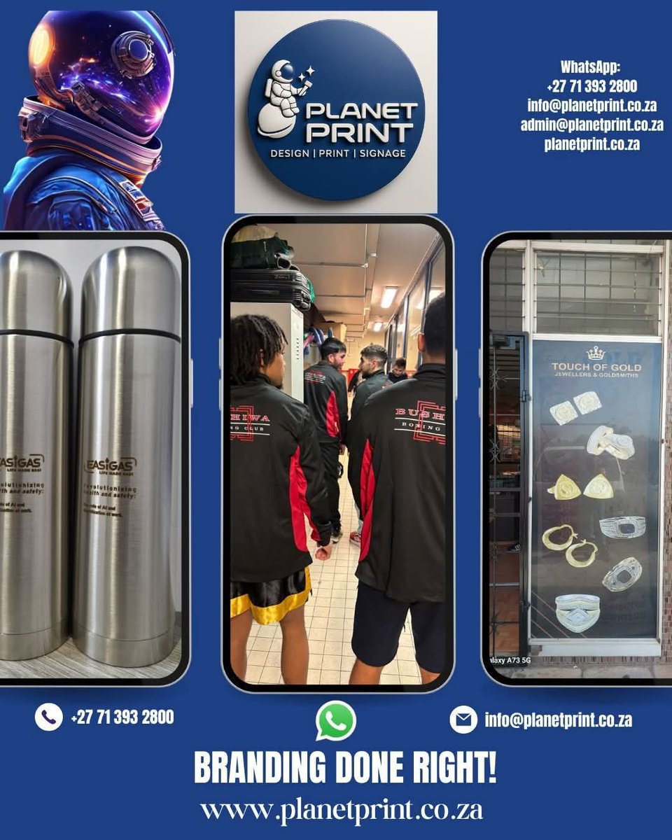 PlanetPrintSA's tweet image. We offer a seamless Design • Print • Deliver experience dedicated to excellence.

WhatsApp: wa.me/+27713932800
info@planetprint.co.za
admin@planetprint.co.za
planetprint.co.za

#printing #design #branding #flyers #banners #stickers #vehicle
