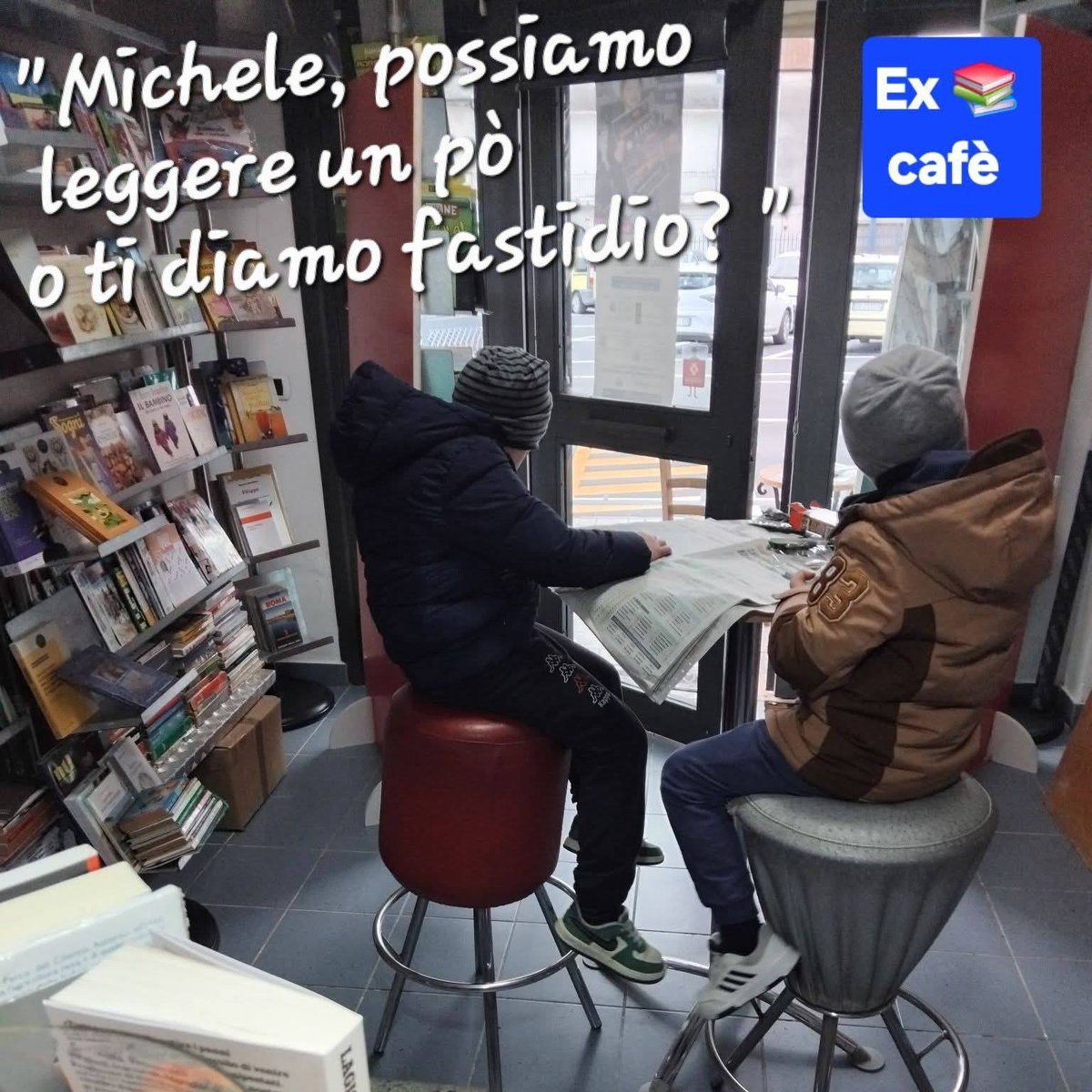 michelegentile7's tweet image. L'immagine simbolo che questo presidio condivide con il mondo.
Non una simpatica immagine, ma un monito severo per tutti.
#ragazzi #libri #lettura #presidio
#exlibriscafe