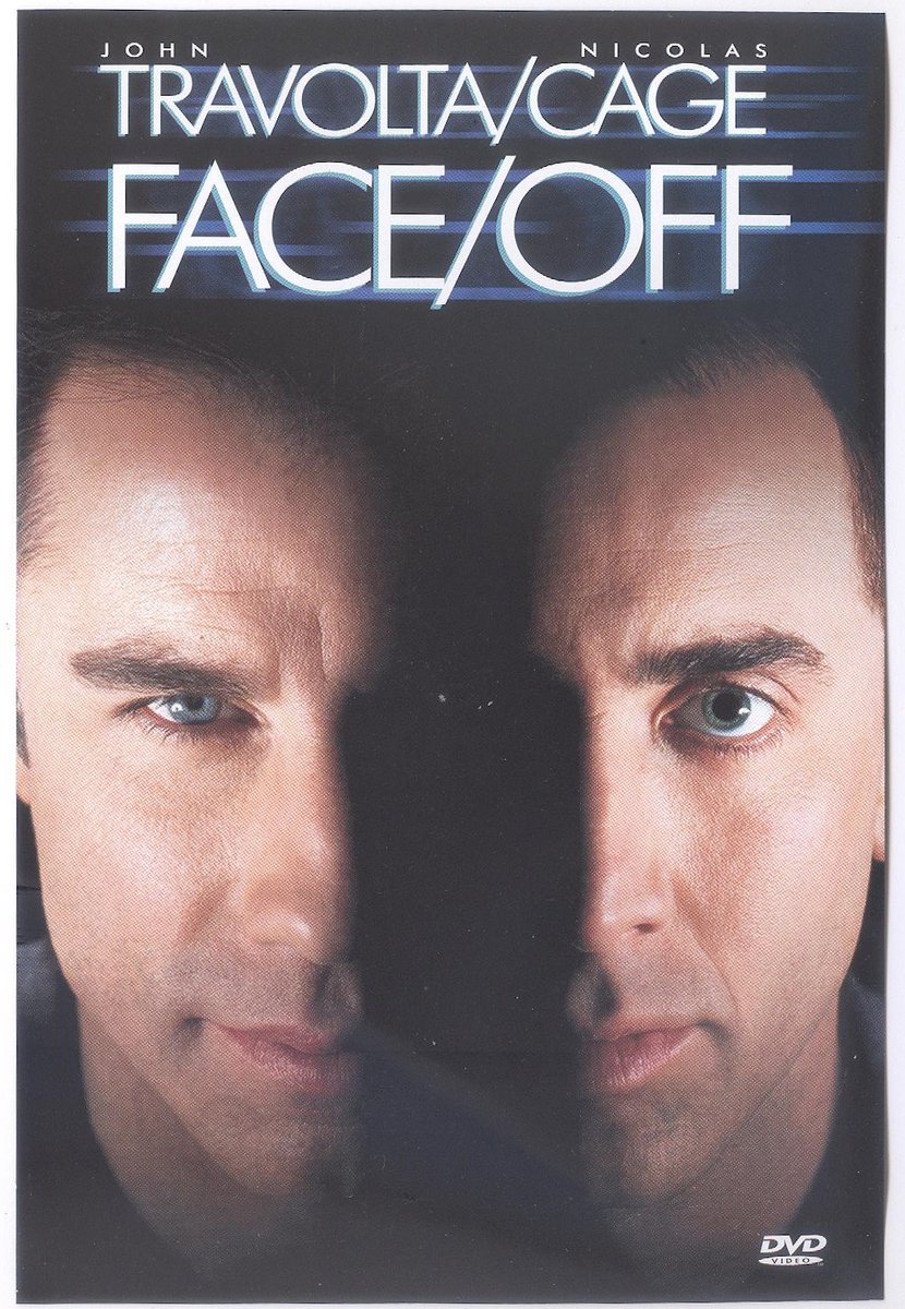 DVDSlips's tweet photo. Face/Off. Widescreen Edition. 1997. John Woo. Paramount. 154957. https://t.co/5VFj8ANNZR
