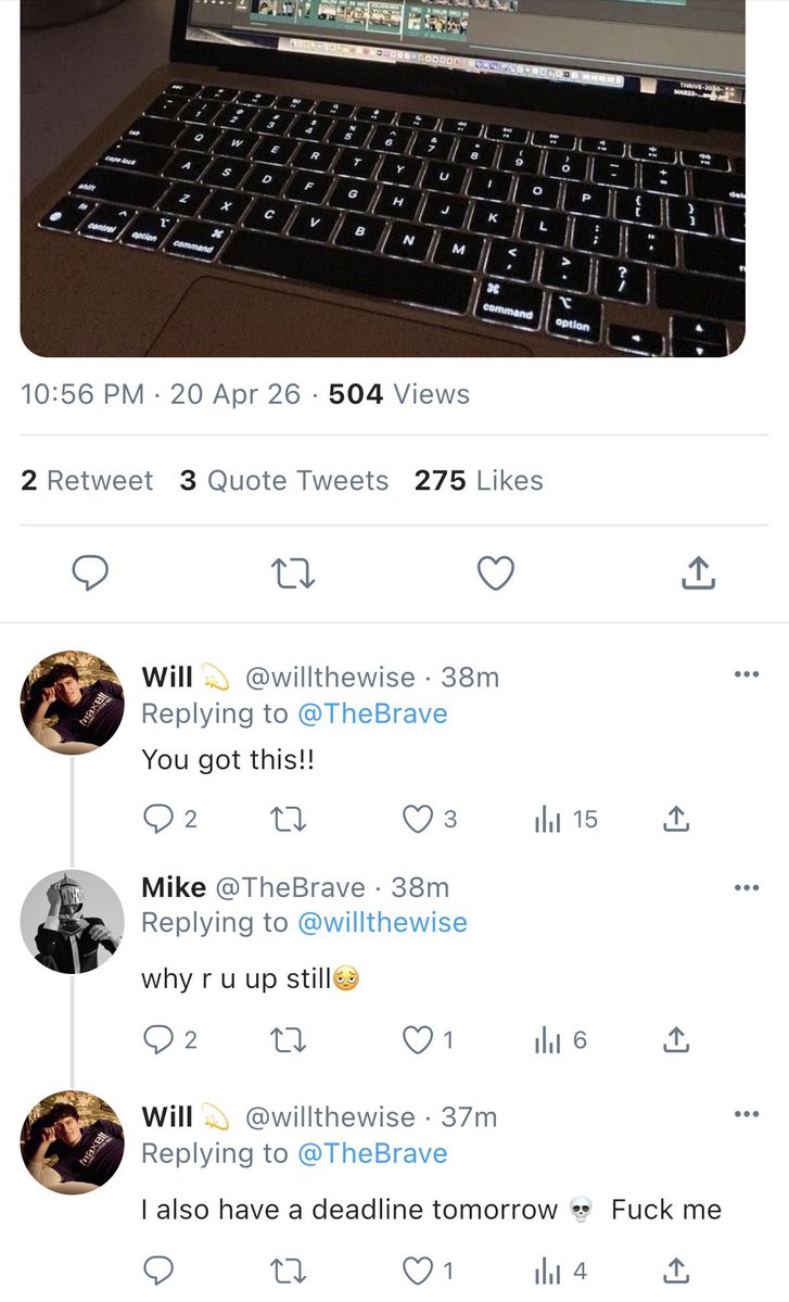 Meowmeowpiter's tweet image. Byler SMAU where Mike is a writing student working on some video projects and needs some inspiration for his next script, but he keeps getting distracted by Will posting his outfits on twitter….
#byler #Smau