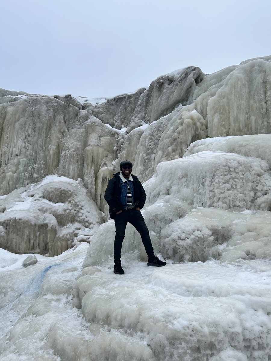 Godilite's tweet photo. first Nigerian to walk on frozen waterfall🥶 https://t.co/elIL4TG91s