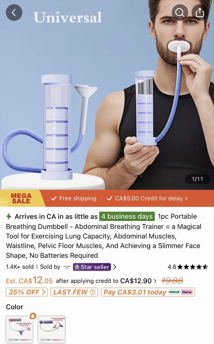 Tommyf902's tweet image. I’m so lost for words. Apparently this is trending in China 🇨🇳 of the latest exercise equipment. 

This apparently helps you loose weight and etc 🙄

There is a fine line between an item that works or is purely stupid. Just need a very small amount of common sense 

#Temu #Failed