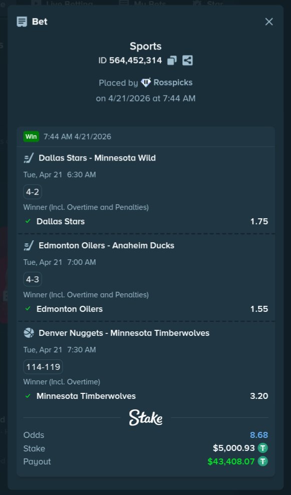 Ross picks tweet media