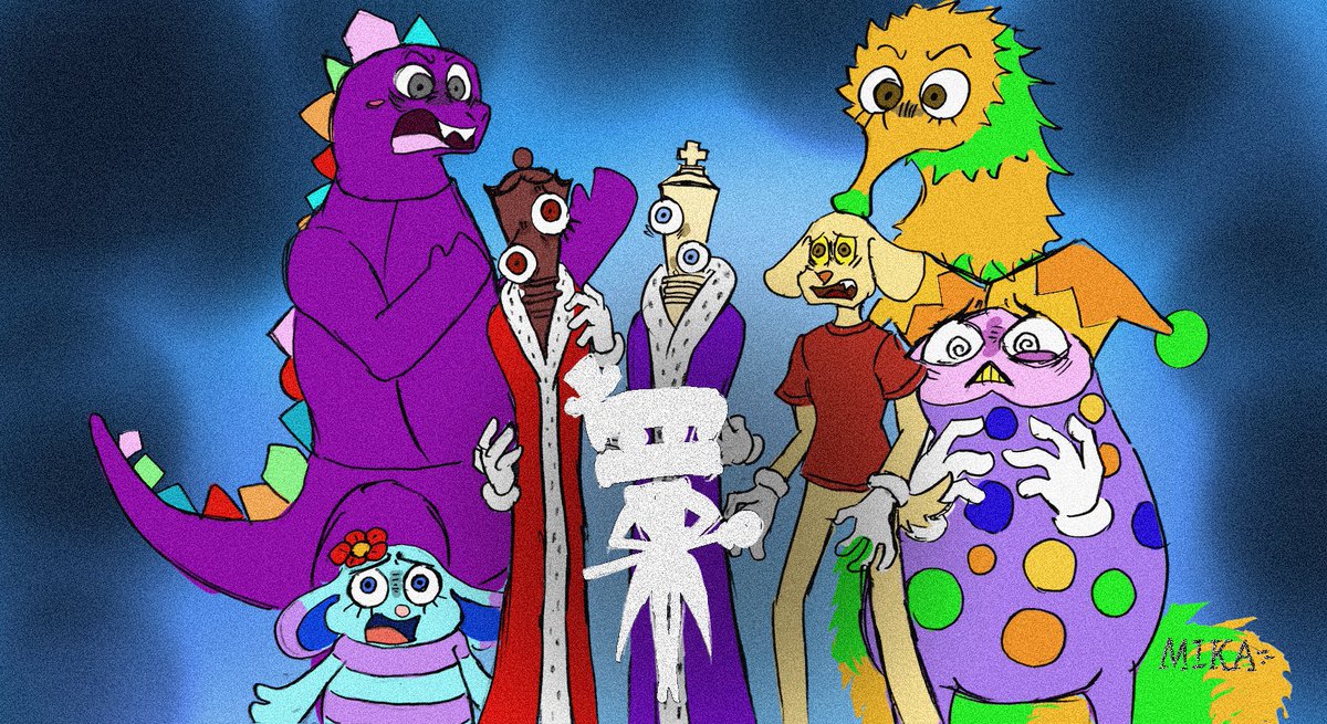 ZMumika33126's tweet image. #TADC #kinger #Queenie #Scratch 
（人間時は捏造）