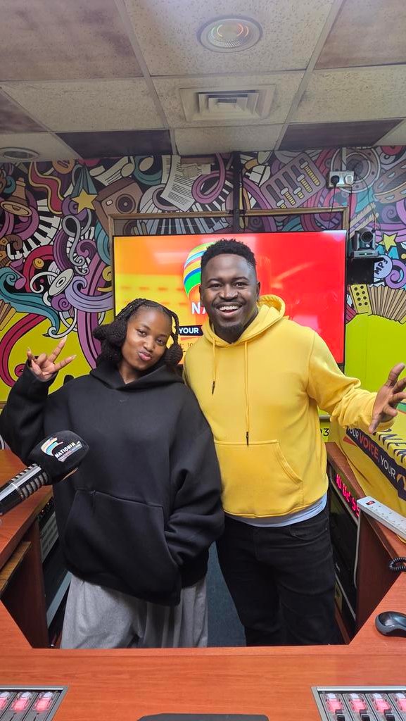 NationFmKE's tweet photo. We’re locked in for Cheusday with the baddest crew. Mvua imekupata ukiwa wapi? 😂🌧️

Stream live : https://t.co/P1D0X4DMkK 

@brian_aseli @Claudianaisabwa 

#VibeShiftOnNationFM https://t.co/6fLuKakz1V