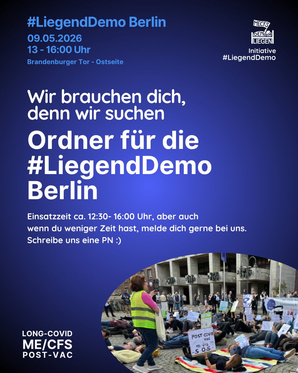 Initiative #LiegendDemo, ME/CFS tweet media