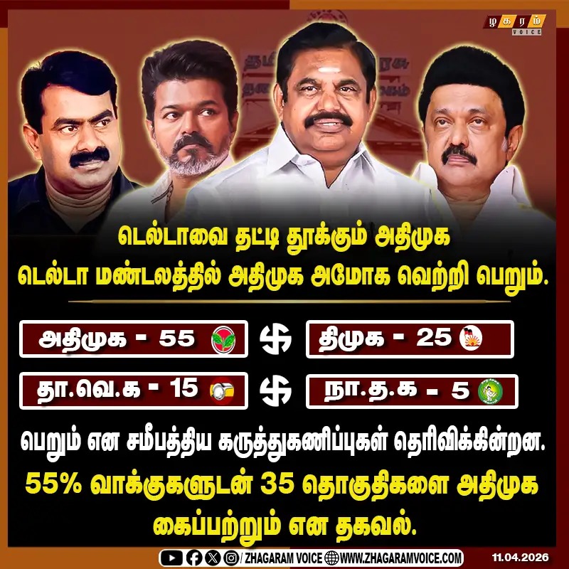 People have waited long enough for results.
Frustration is turning into decisive action.
Patience is no longer endless this time.
#UnstoppableAIADMK #AllVotes4TwoLeaves