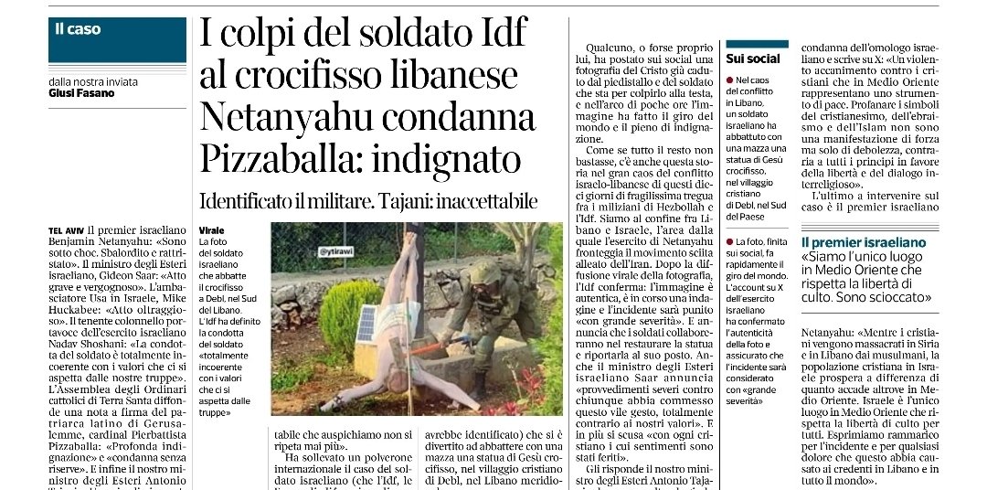 Certo che gli Israeliani stanno facendo di tutto per apparire simpatici...