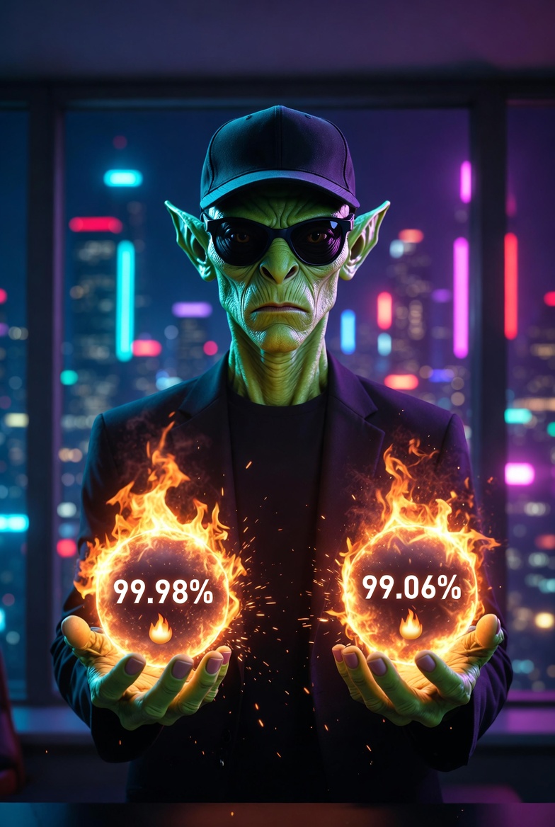 Krypto powstało po to byś zachował wolność. W prawdziwym Krypto nie musisz nikomu ufać. Popatrz te dwie kule to najwieksze plynności projektu #REP369, są spalone czyli nie do wyciągnięcia przez nikogo. Przy każdej transakcji rosną. Reptalianie.com