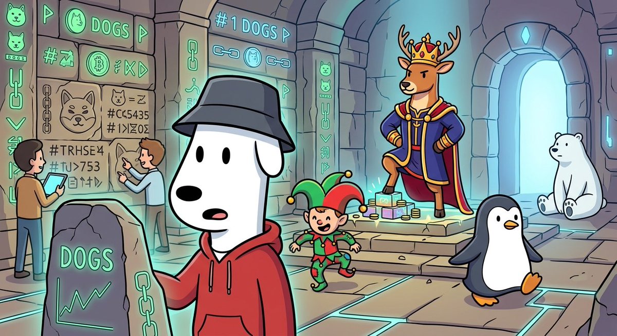 semergeyM_N's tweet image. In TON archives, whispers of $DOGS remain.
Airdropped, endlessly dumped—cursed, no exit.

Cryptobabay haunted wallets as holders prayed, “Next block, we moon.”

Then—silence. A green candle to infinity.
Believers became whales. 🚀

#DogFollowDog #dogs #ton #not