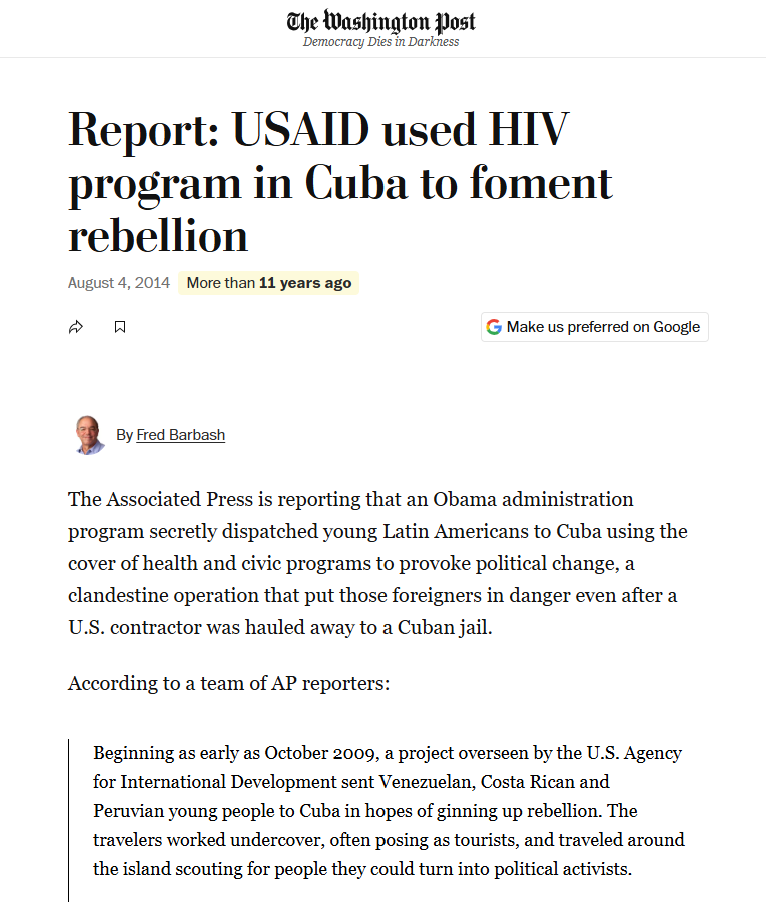 BevarNorge's tweet photo. Når USAID brukte penger til et HIV program på regimeskifte.. https://t.co/RlbouaKrB0