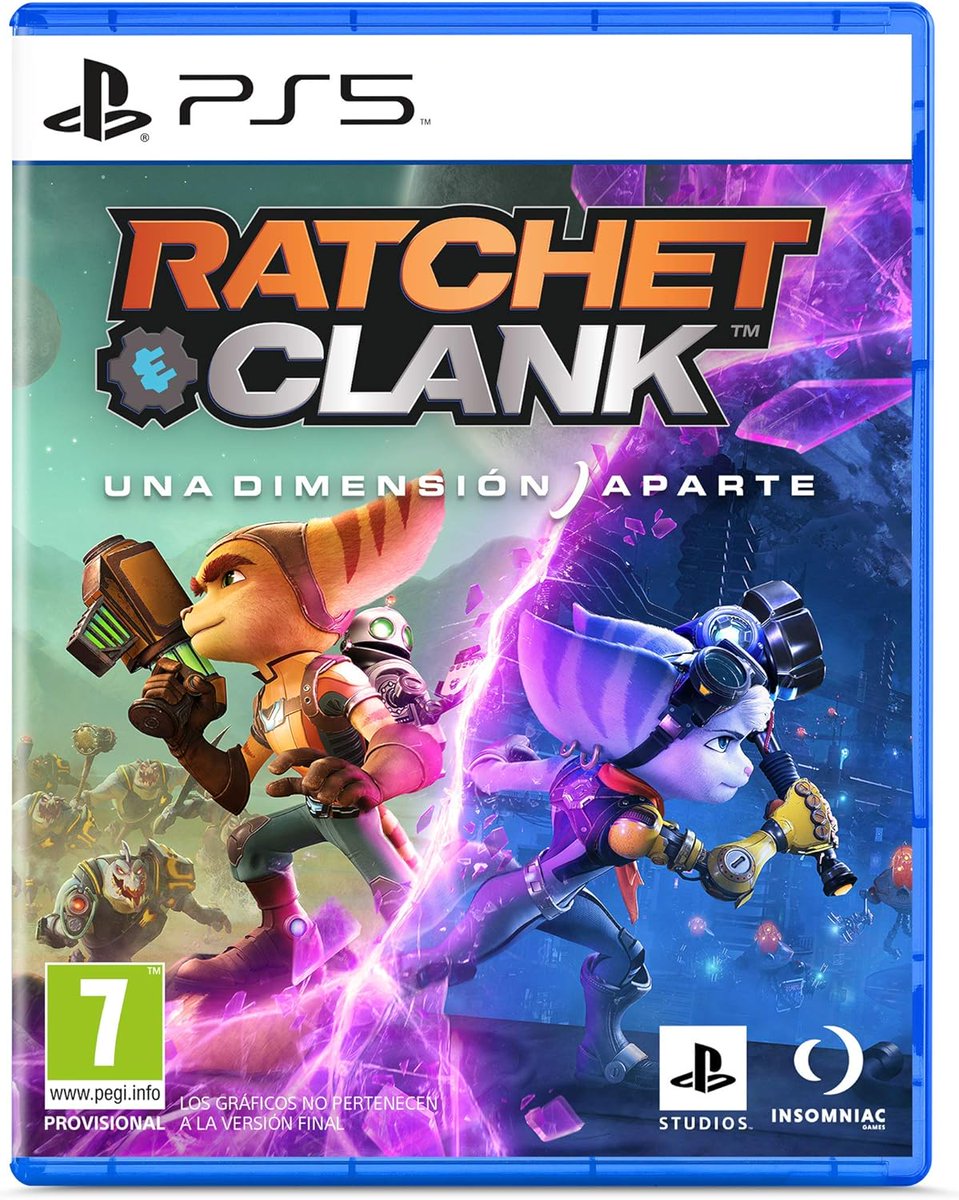 TusGangasGaming's tweet image. Nuevos mínimos PS5

Ratchet &amp;amp; Clank: Una dimensión aparte - NUEVO MÍNIMO HISTÓRICO - 25,57€ (❌31,97€). 
💰 Ahorro del 20% -🔸 amzn.to/3QyzoZS

Marvel's Spider-Man Miles Morales - VUELVE A TENER STOCK A SU MÍNIMO - 19,17€ 
🔸 amzn.to/4tXlKhc

#ofertas #amazon