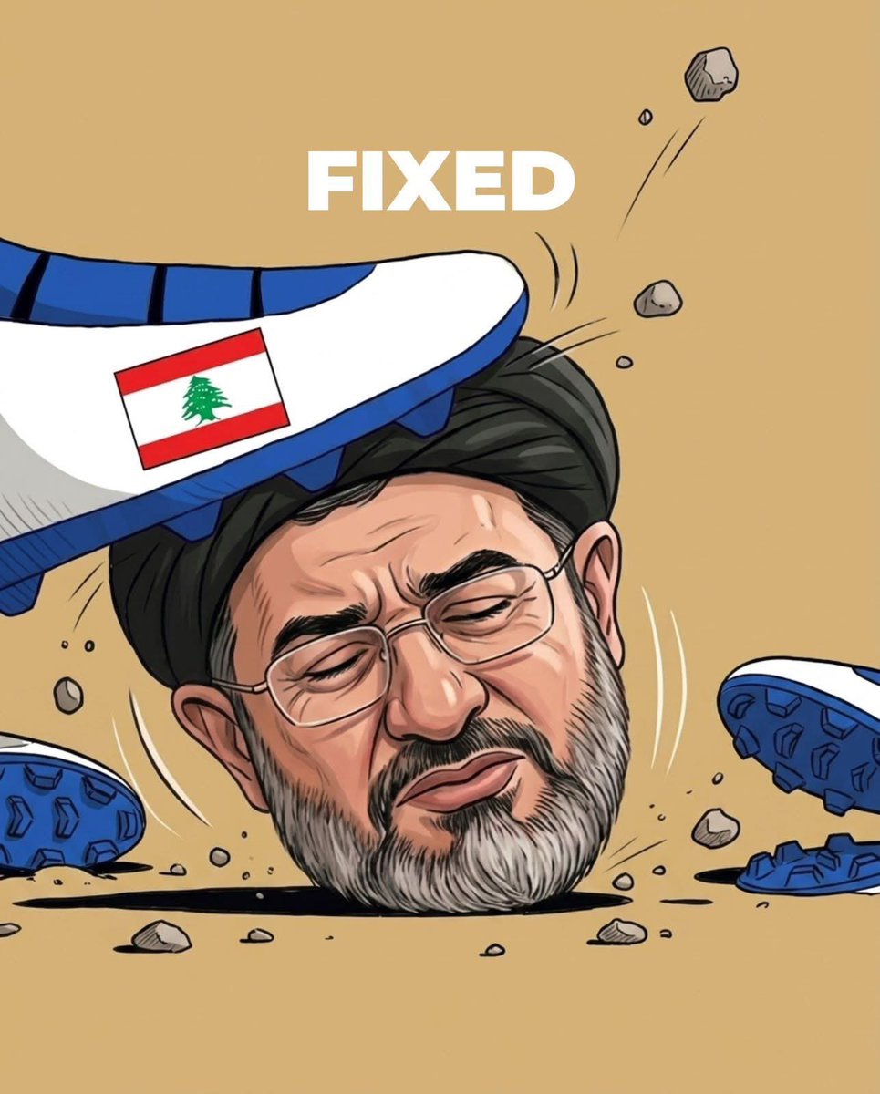 🔴رداً على اهانة رئيس الجمهورية من قبل الصحافة #الايرانية الارهابية مش بس بصباط رئيس الجمهورية ورئيس الوزراء بدنا ندعس راسكن بكل صبابيط اللبنانيه الشرفاء👟👞👢👠 
#جوزيف_عون خط احمر
#نواف_سلام خط احمر