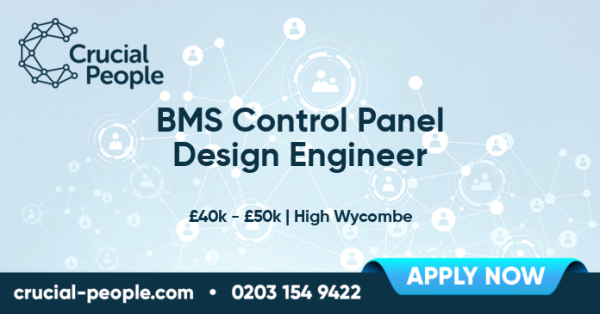 CrucialJobs's tweet image. The change you need?! BMS Control Panel Design Engineer, £40k - £50k - #HighWycombe. paiger.link/1206600607