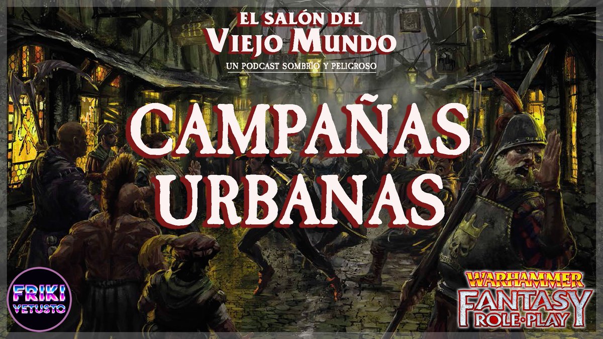 CMordigan's tweet photo. ¡A las 21:00 recorremos las calles del Viejo Mundo de #Warhammer!  

Con @Tisza_rol y @DavidRol10 de @Rol_NL hablaremos de 𝑪𝒂𝒎𝒑𝒂𝒏̃𝒂𝒔 𝒖𝒓𝒃𝒂𝒏𝒂𝒔 y #LaTormenta

¡En directo desde los canales de #twitch y #YouTube de
@frikivetusto!⚒️💪

🔔https://t.co/bP0t6m41Ys https://t.co/dcFgf0fpqa
