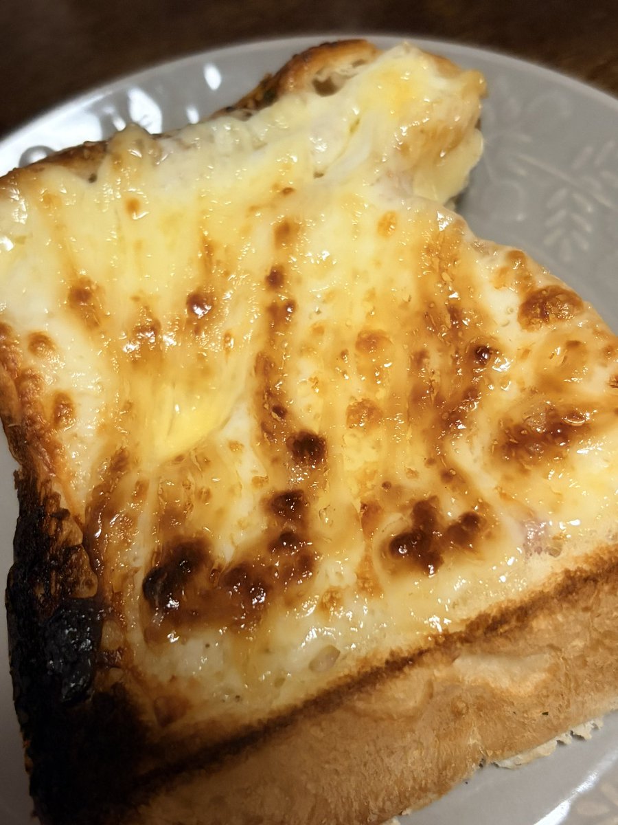 truth_21's tweet photo. チーズとマヨネーズの背徳パン🍞 https://t.co/vPysNqR07N