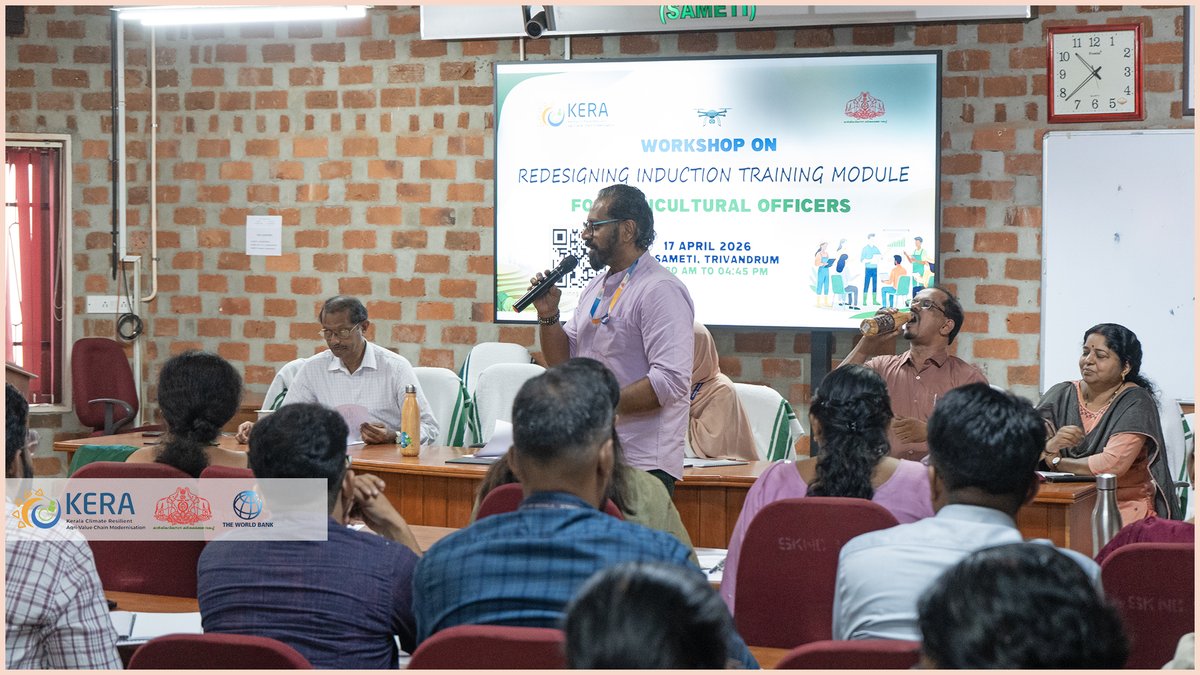 keraprojet's tweet image. Modernizing Agricultural Excellence: KERA and SAMETI join forces to redesign the induction training module for Agricultural Officers, ensuring a future-ready workforce.
#KERAProject #FIB #NABCONS #NABARD #WorldBank #SAMETI