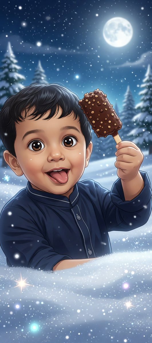 "Winter sweetness overload ❄️🍫"