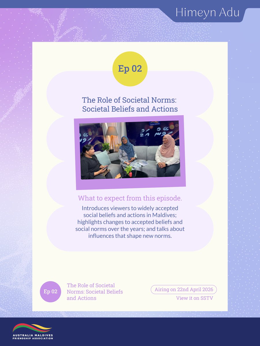 Australia Maldives Friendship Association (AMFA) tweet media