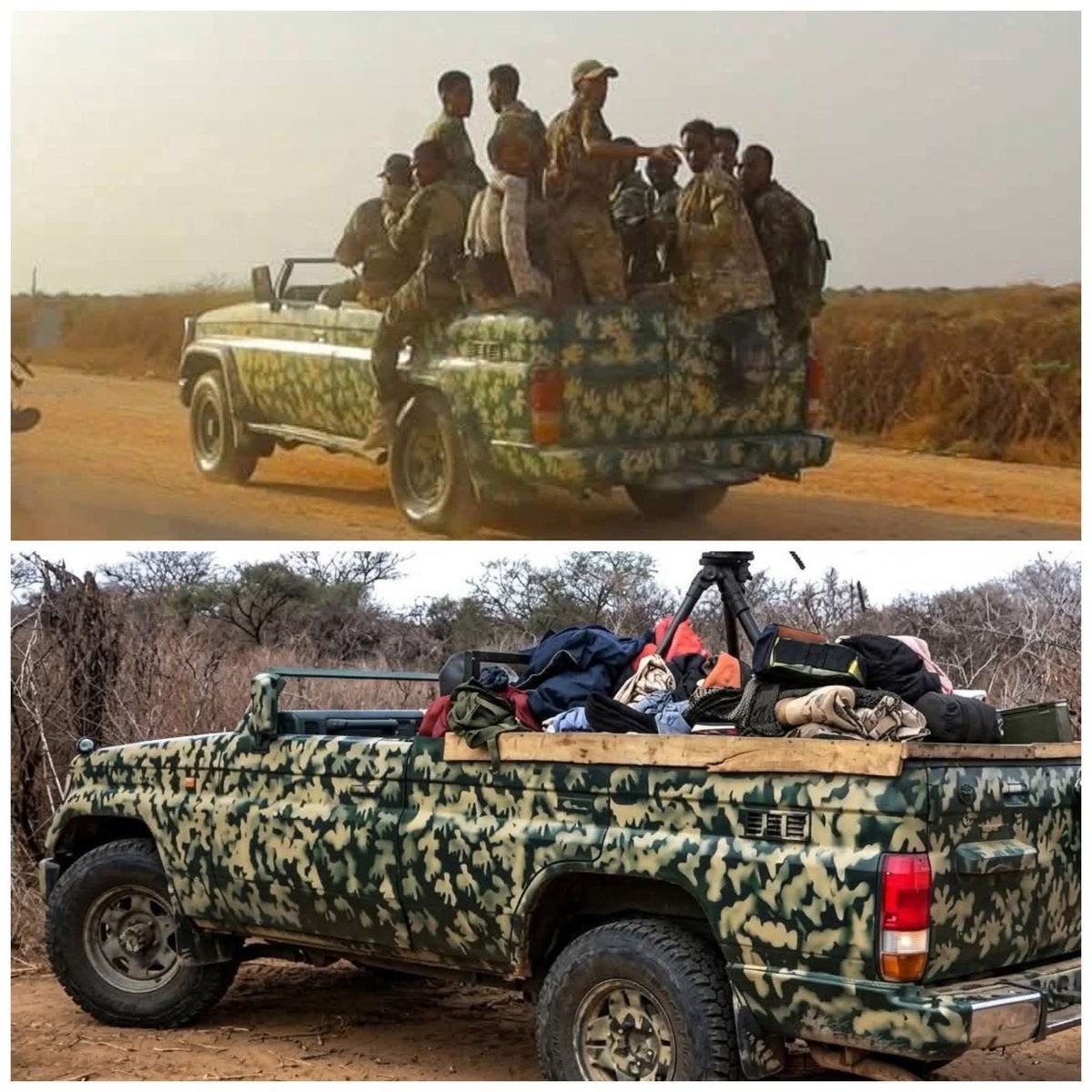 BaidoaOnline's tweet image. #ALERT: Al-Shabaab Displays Captured Military Vehicle from Daynuunay Clashes

Al-Shabaab has showcased a military vehicle it claims to have seized during the fighting in Daynuunay earlier this month. The clashes occurred as forces aligned with President Hassan Sheikh Mohamud and