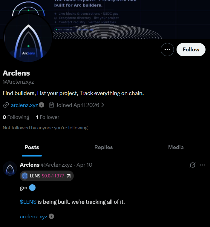 Arclens tweet media